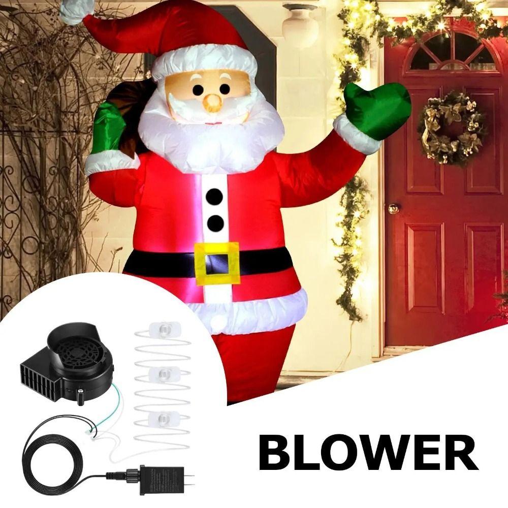 Mini 12V 0.8A Inflatables Blower LED Light Strings High Power Air Blower Durable Univesal Blower Fan Holiday Display
