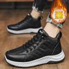 Outdoor Winter neue Herren Baumwollschuhe warme Freizeitschuhe High-Top dicksohlige verschleißfeste rutschfeste Schneestiefel Samt Herrenschuhe