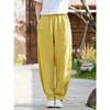Cotton and Linen Lantern Pants Artistic Loose and Versatile Casual Long Pants Practicing Tai Chi Pants Women’s Trousers