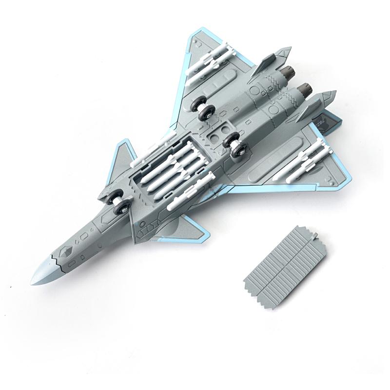 1/100 Modern Fighter J-20 Russian Military Model SU-35 US Air Force F-22 Assemble Collection Toy Airplane Puzzle Assembly Model