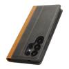 For Samsung Galaxy S25 Ultra Case Calf Texture 3 Card Slots Color Splicing Leather Phone Cover