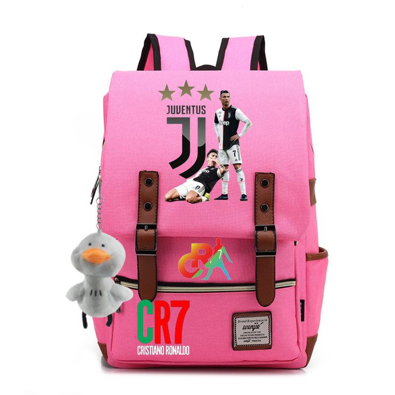 Modischer Anime CR7 Teenager Schüler Schultasche Herren und Damen Freizeit Rucksack