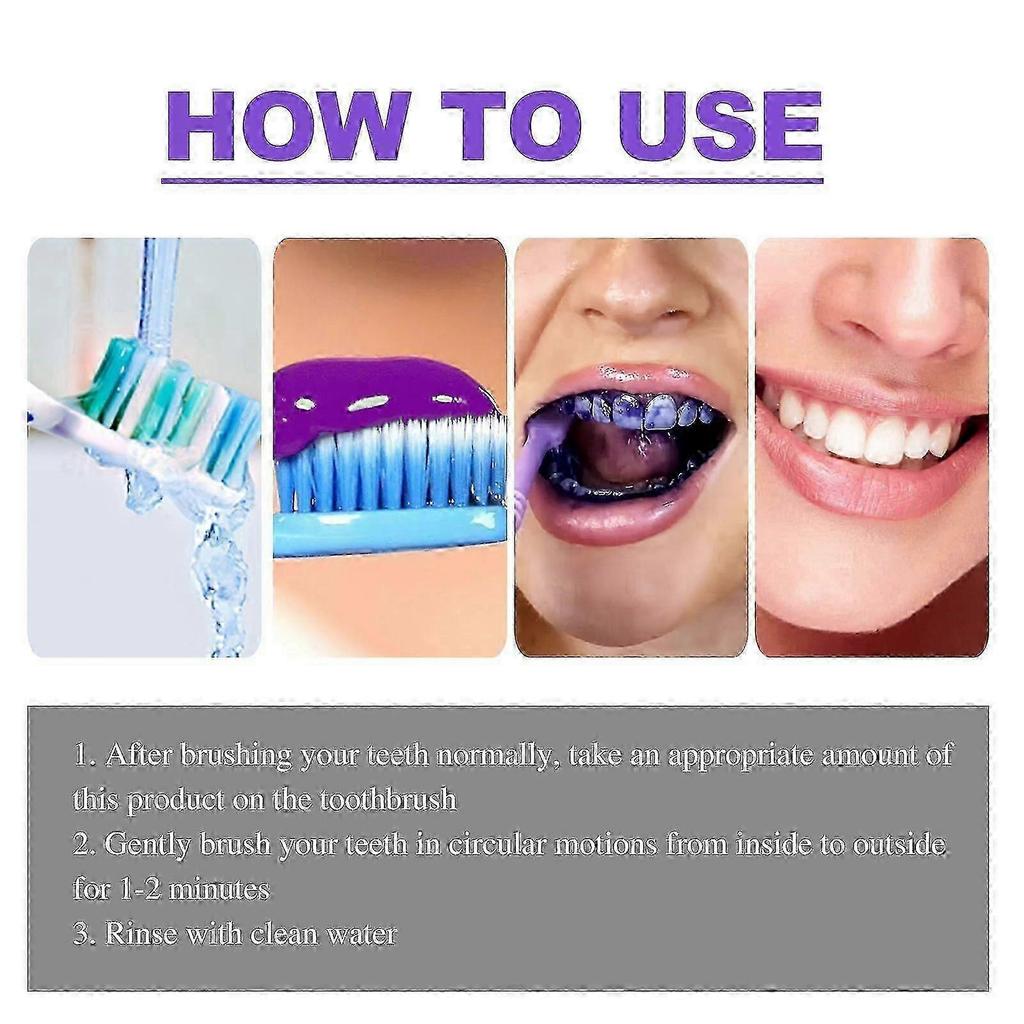 Tooth Whitening Toothpaste, Cleans Stains Care For Gums Fresh Breath And White Teeth Toothpaste