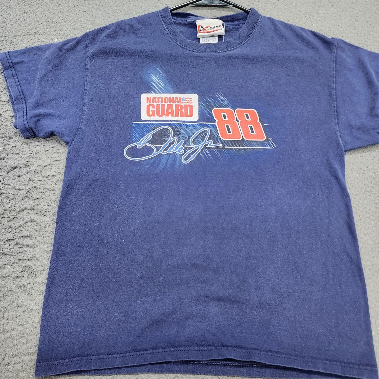 Vintage 2008 Dale Earnhardt Jr 88 National Guard NASCAR Blue M Chase Unisex T-Shirt XXL