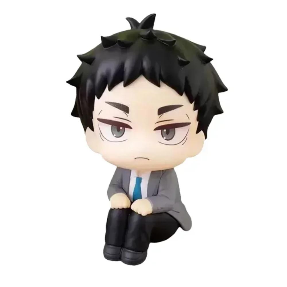 Anime Haikyuu!! Oikawa Tooru Iwaizumi Hajime Akaashi Keiji Podívej se nahoru Model Akční figurky PVC Q Verze Sběratelské Narozeninové Hračky
