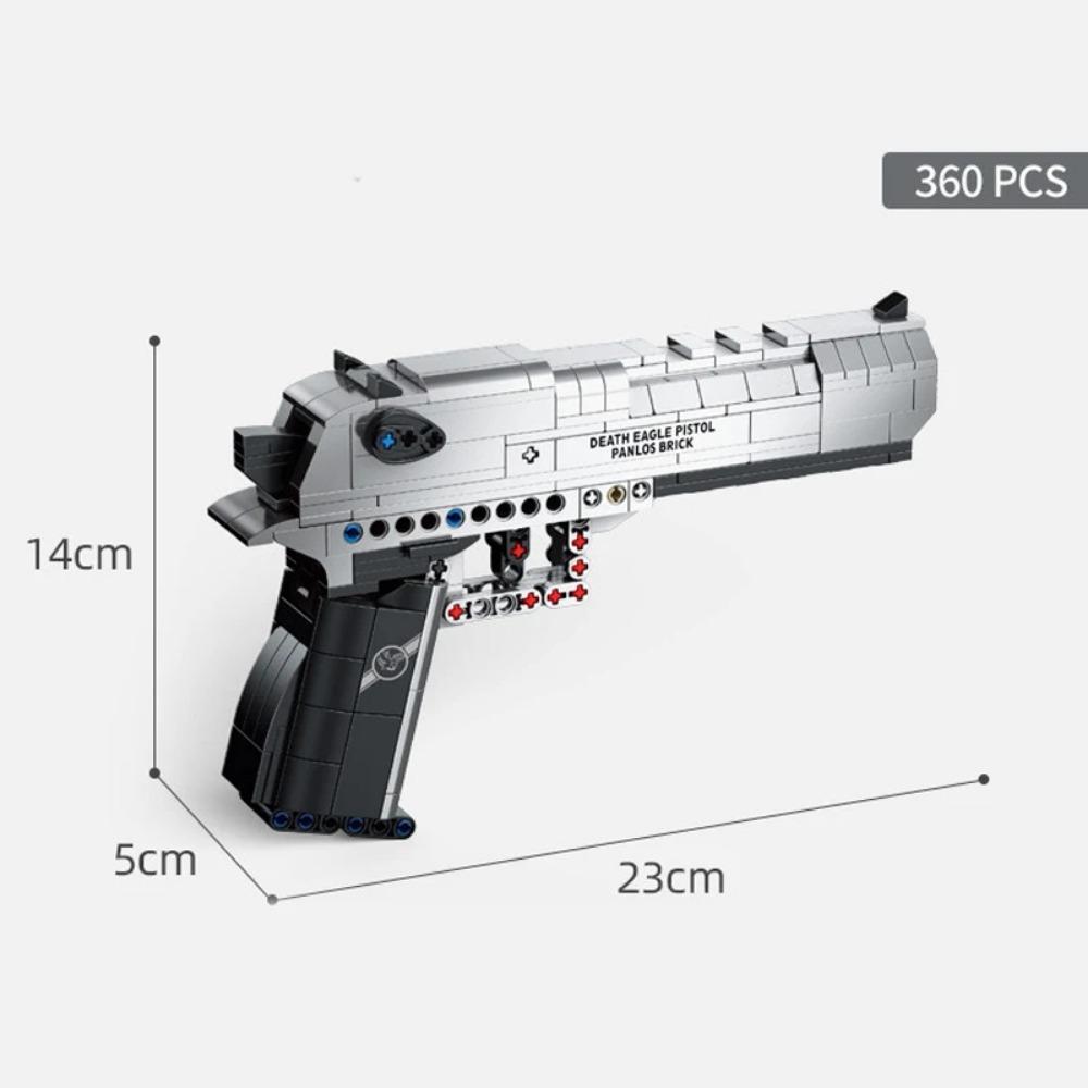 

Набор Технического Оружия Револьверные Пистолеты Наборы SWAT Военный Вторая мировая война Оружие Модель Строительные Блоки Игрушки для Мальчиков Desert Eagle Армейский Марк Пистолет