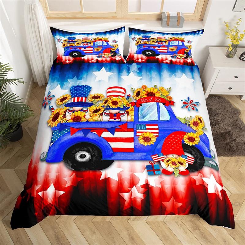 

Детский мультяшный пододеяльник с пчелиными гномами King Size, белый ромашка, цветочное постельное белье, милый медоносный пчелиный пододеяльник для комнаты мальчиков и девочек EU single(135x200cm)