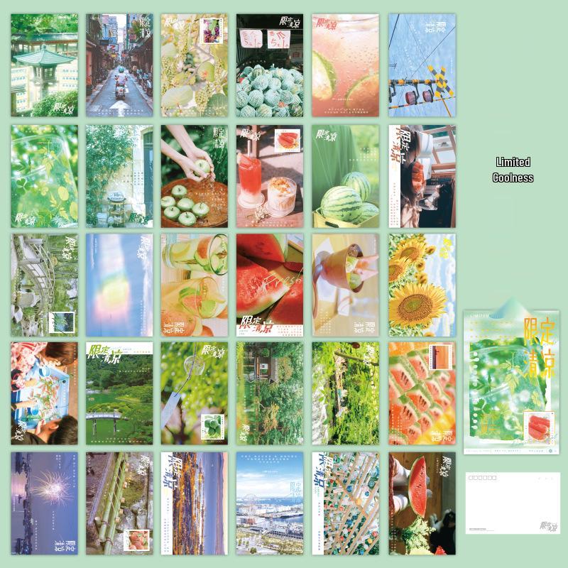 Scenic Postcard: Premium Greeting & Decorative Gift Card 6 Card Set