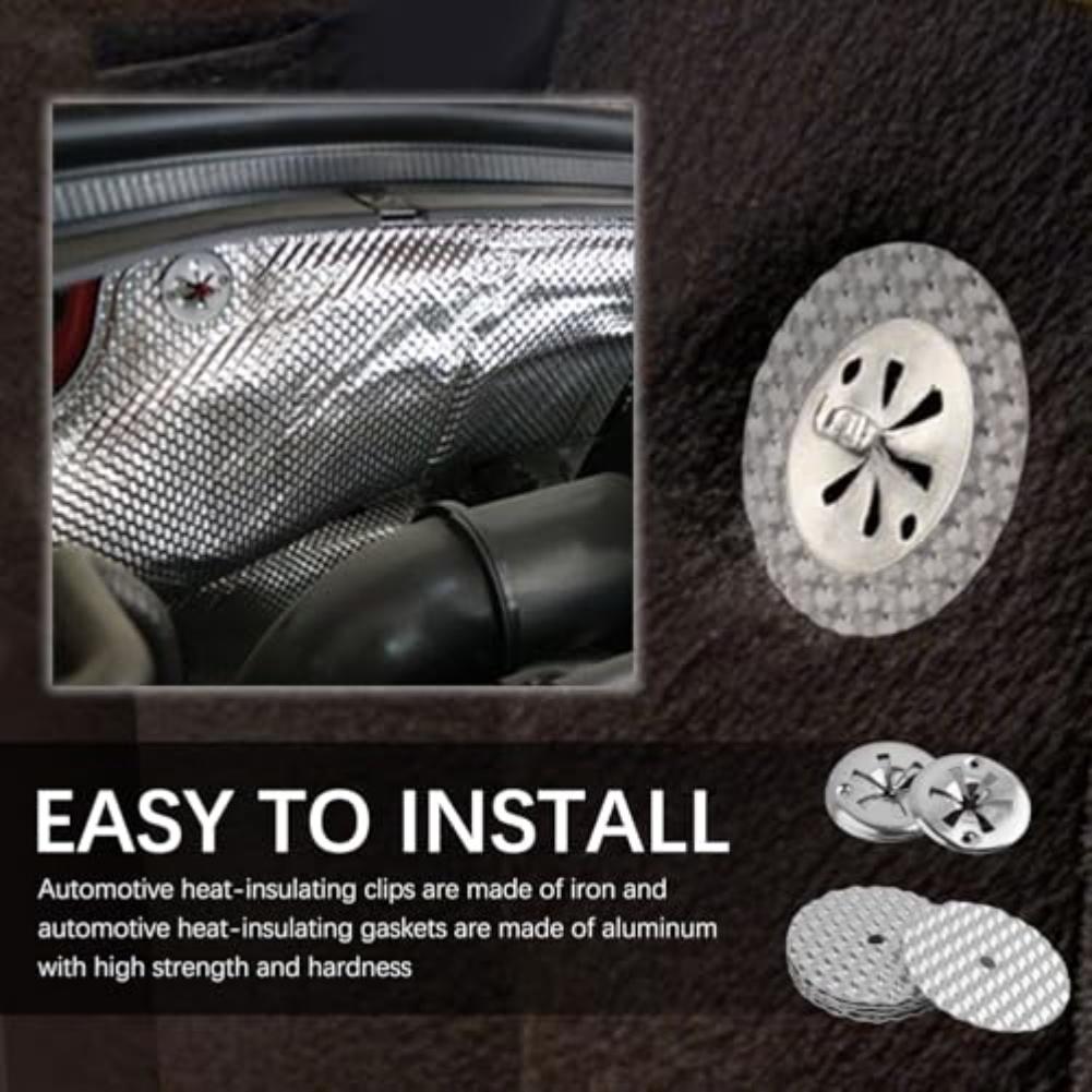 36/20PCS Automobile Heat Insulation Board Repair Kit Heat Shield Washer Attachment Repair Kit Tighten Gasket Tool Parts