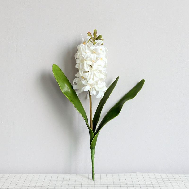 

Simulated flower 3D feel hyacinth home decoration narcissus fake flower potted plant ornament home decoration білий