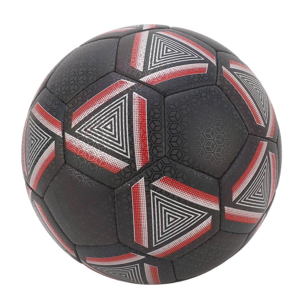 Reflective Soccer Ball Standard Size 5 Durable PU Leather Luminous Soccer Ball for Training Night Games