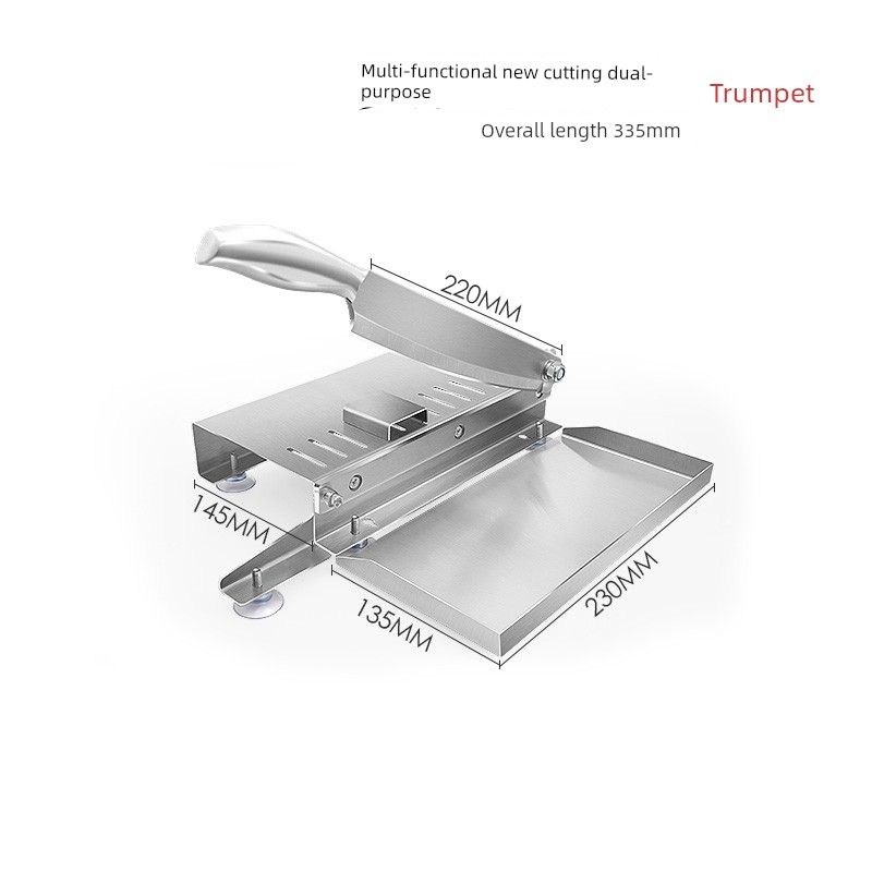 

Нарезка для дома Слайсер для баранины Костерез Медицина Слайсер для рисовых лепешек Фантастический продукт для коммерческого использования Нож-ложка Машина для нарезки кубиками Рулет из баранины Multi-functional cutting dual-purpose (small size)