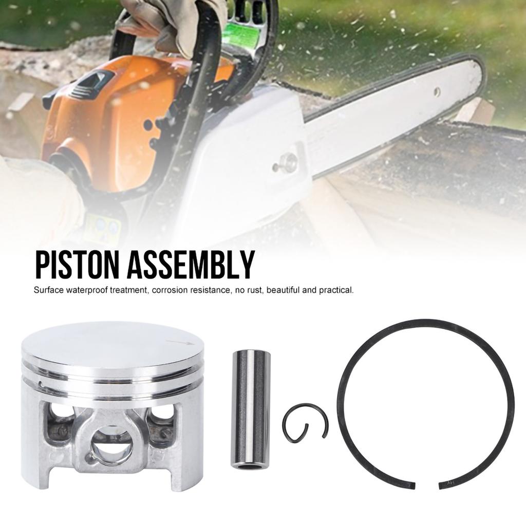Set de ansamblu piston de 44 mm Accesoriu de schimb pentru ferăstrău cu lanț potrivit pentru ferăstrăul cu lanț STIHL 026 MS260