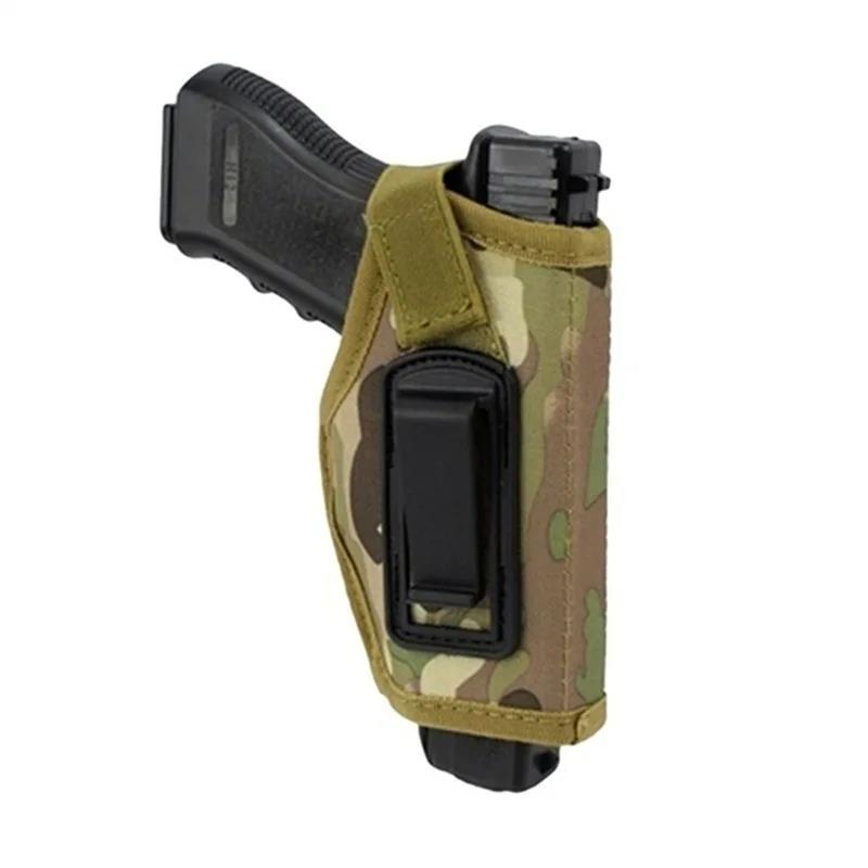

P226 Beretta 92 Colt 1911 Тактична нейлонова кобура Приховане носіння Кліпса для ременя Airsoft пістолет камуфляж зелений колір