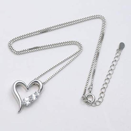 Crossfor New York Silver Chain Necklace Women's