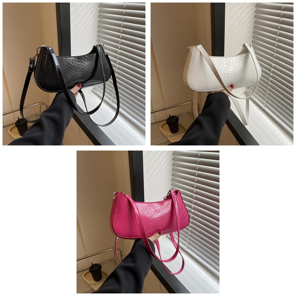 Women's Shoulder Bag 2023 Spring New Arrival Chic Color Block Casual Commuter Crossbody Bag