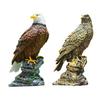 Garden Resin Eagle Statue, Outdoor Standing Eagle Sculpture, Yard Lawn Eagle Ornament, Housewarming Gift for Friends Family