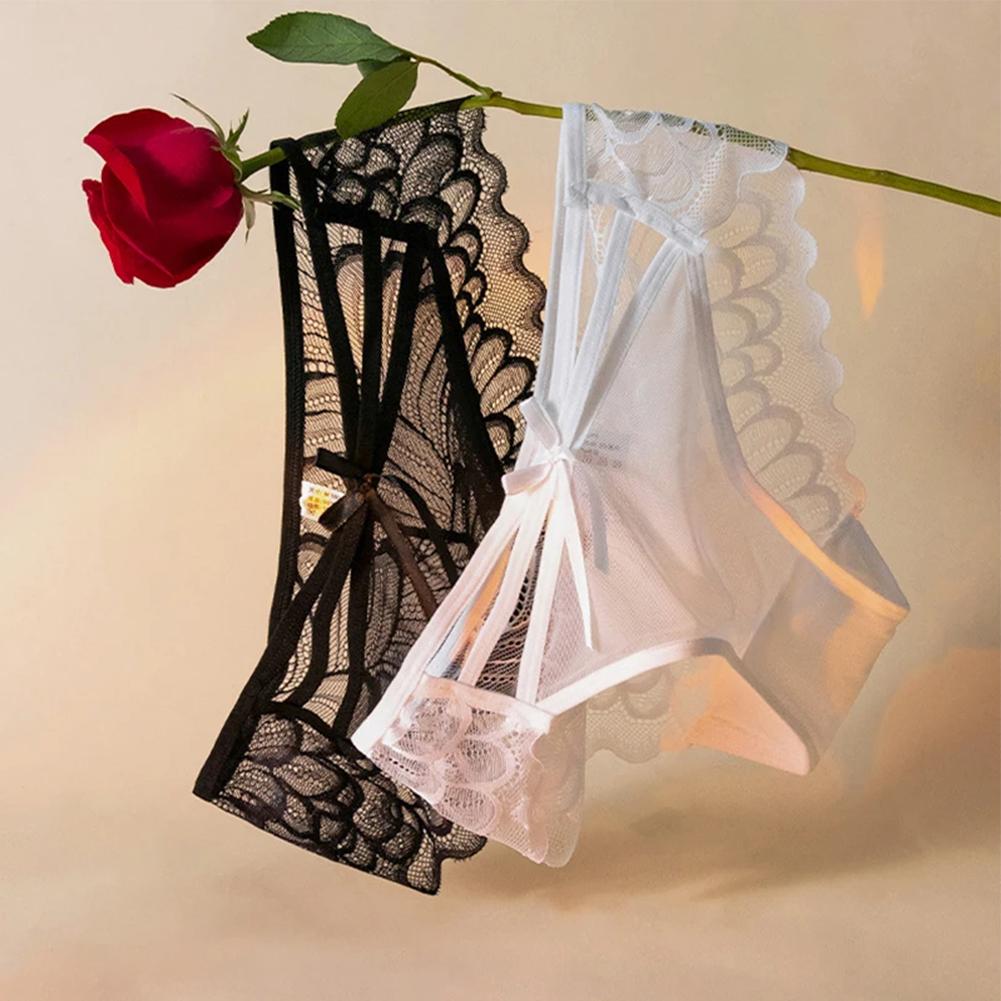 Hot Girl Lace Panties Womens Invisible Medium Elasticity Mesh
