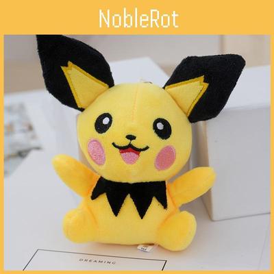 Adorable Pikachu Plush Toy Keychain Cute Cartoon Soft Stuffed Doll For Bags