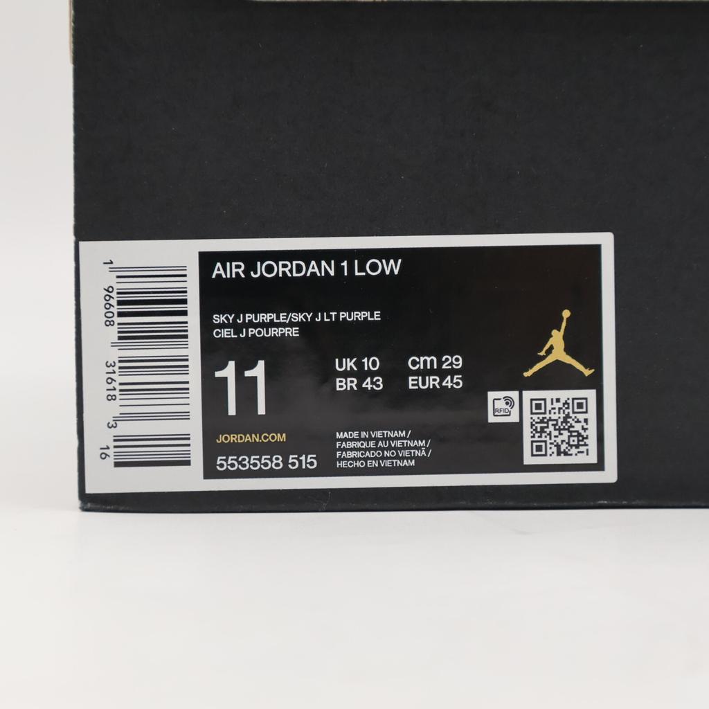 553558-515 Nike Air Jordan 1 Low Morado Sky J Blanco Arándano Claro (de los hombres)