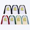 Wideusseom [Withsome Made] I Have To Keep Going! Cute Raglan T-Shirt