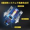 Perrace D2S LED Headlight with Pong Mount, Explosive Light, 24,000 LM, High Brightness, 6,500K