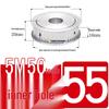 Dual-Sided Flat Timing Pulley: 5M50 Teeth, Width Options 11/16/21/27AF, Bore Size 8-30.