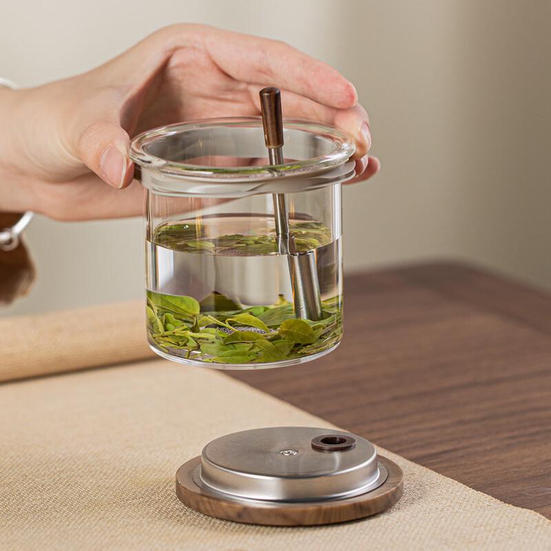 BaQianXing Glass Tea Infuser Teapot