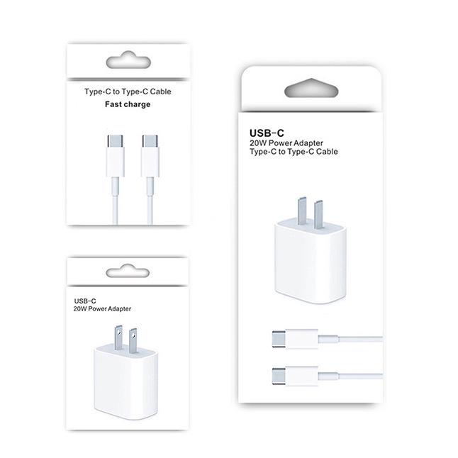 20W Fast Charger Set for Apple - Compatible with UK, US, EU Plugs