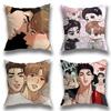 J-Jinx B-BL Comics Pillow Case Sofa Living Room Bedroom Headboard Backrest Cushion Square Cushion Nap Time