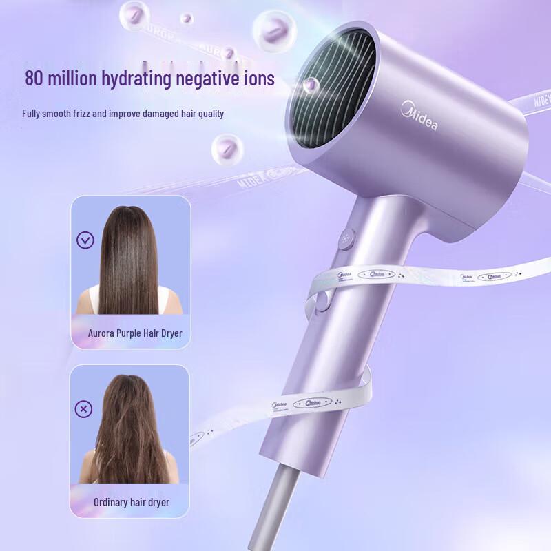 Midea Negative Ion Hair Dryer CN plug (adapter included)