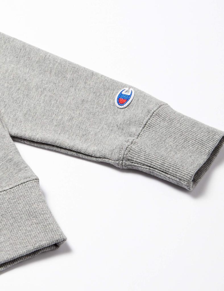 Champion Sweatshirt One Point Logo Sweatshirt Kinder Langarm 100% Baumwolle COTTON USA One Point Logo Stickerei Rundhals Sweatshirt Basic