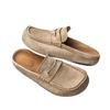 2025 Baotou Half Slippers - Unisex One-Step Lazy Soft Sole Mules Outdoor Retro Style