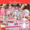 Wreath Unicorn Kids Birthday Party Supplies Enchanting Tableware Cups Plates Forks Napkins And Banner
