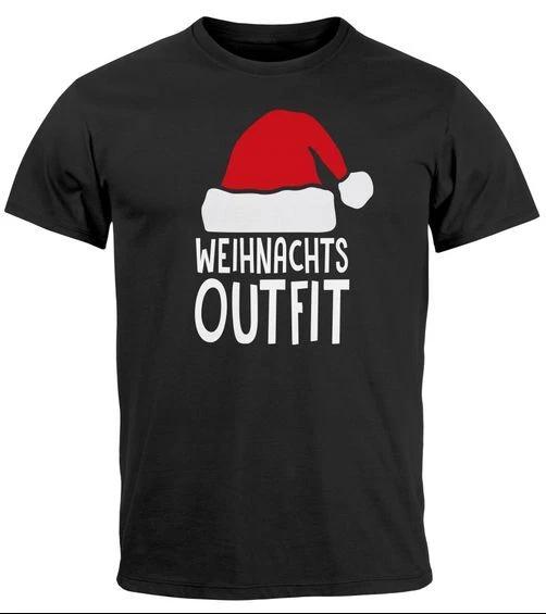 Mens T-Shirt Inscription Christmas Outfit Funny Minimalist- XL