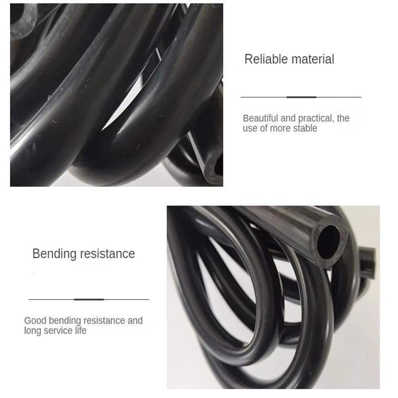 Silicone Hose Length 1M 3M 5M Inner Diameter 3/4mm Thickness 4mm Racing Line Tube Pipe Tube Silicone Hose Red Black Blue