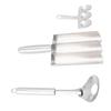 Stainless Steel Kitchen Triple Meatball Maker for Meatball Lovers Home Cooking Tools Dishwasher Safe