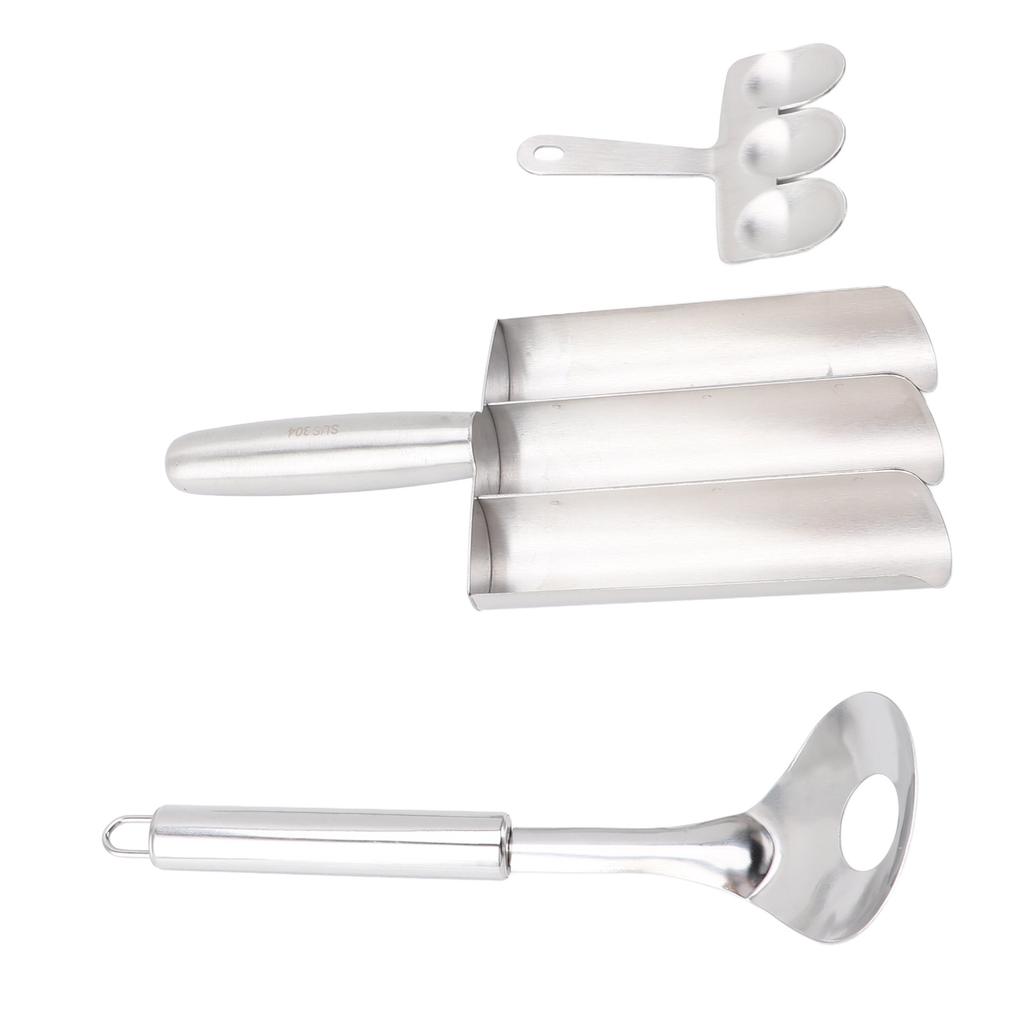 Stainless Steel Kitchen Triple Meatball Maker for Meatball Lovers Home Cooking Tools Dishwasher Safe