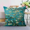 Famous Monet Modem Abstract Landscape Painting Personalized Picture Text Home Decorative Pillows Household Gifts 45x45cm