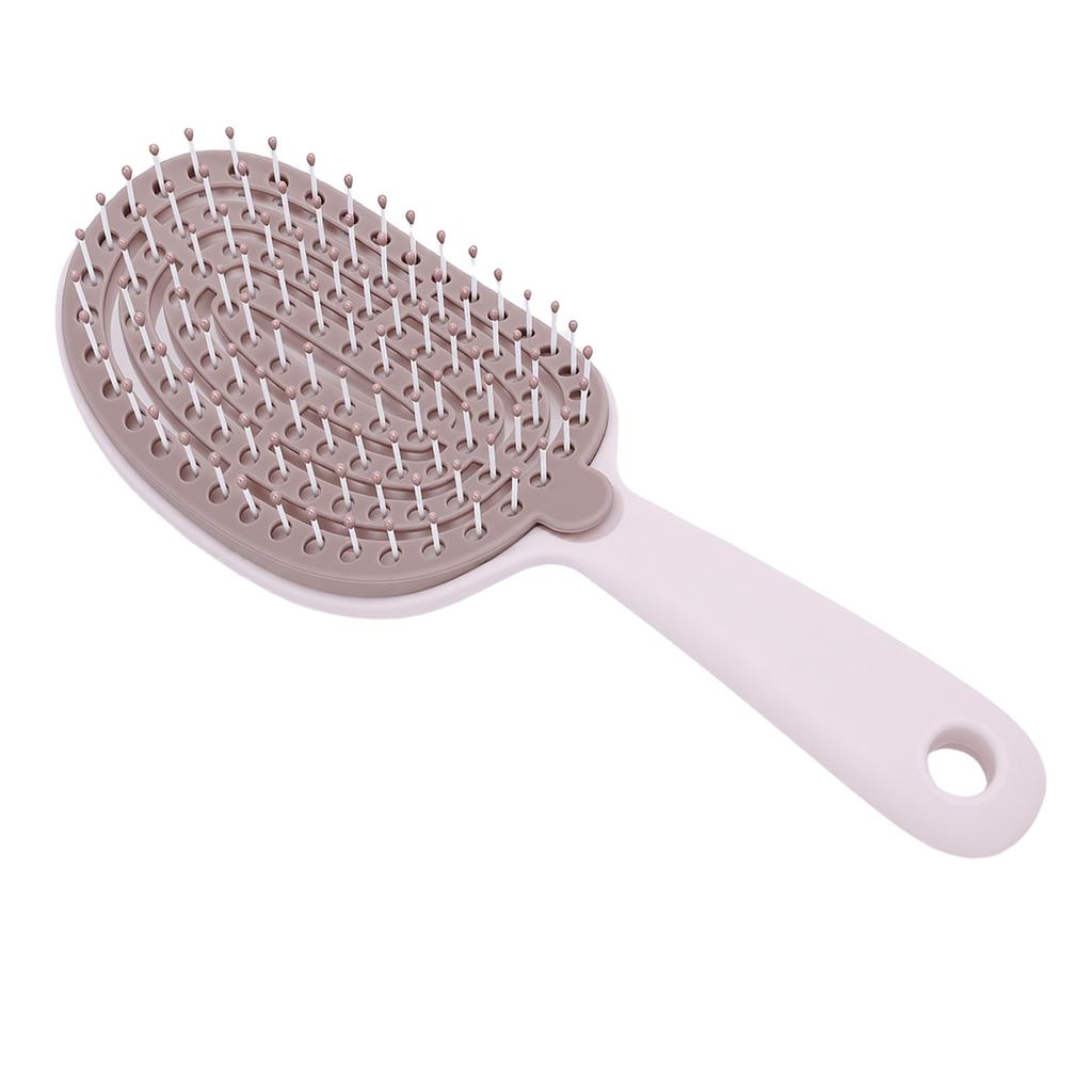 Self Cleaning H  Brush Quick Dry Breathable Vented Detangling Brush with   Cleaning Design