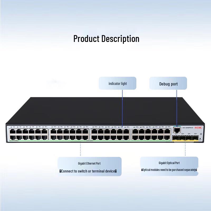 H3C S5000 Series 48-Port Enterprise Gigabit Switches