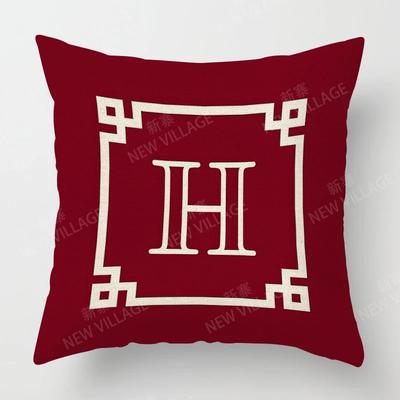 Moda para el hogar sala de estar fundas de cojín con decoración de letras lino fundas de almohada 45*45 funda de almohada 40x40cm 50x50 45x45