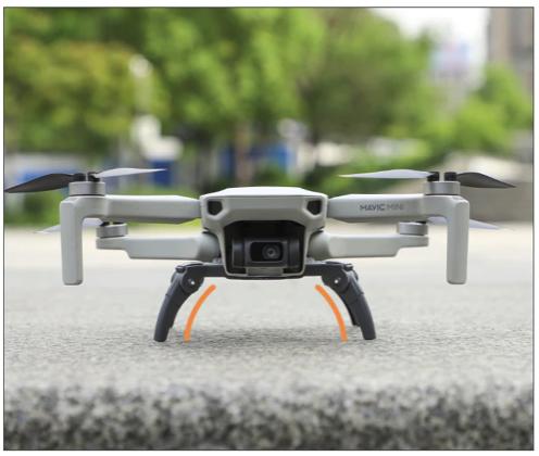 Sunnylife Landing Gear Raise Kit for DJI Mini 2/Mini Se/Mini (Orange) Lg380