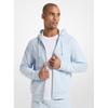 Jacquard Terry Full Zip Hoodie Os552ijhgm2470 Pastel Blue