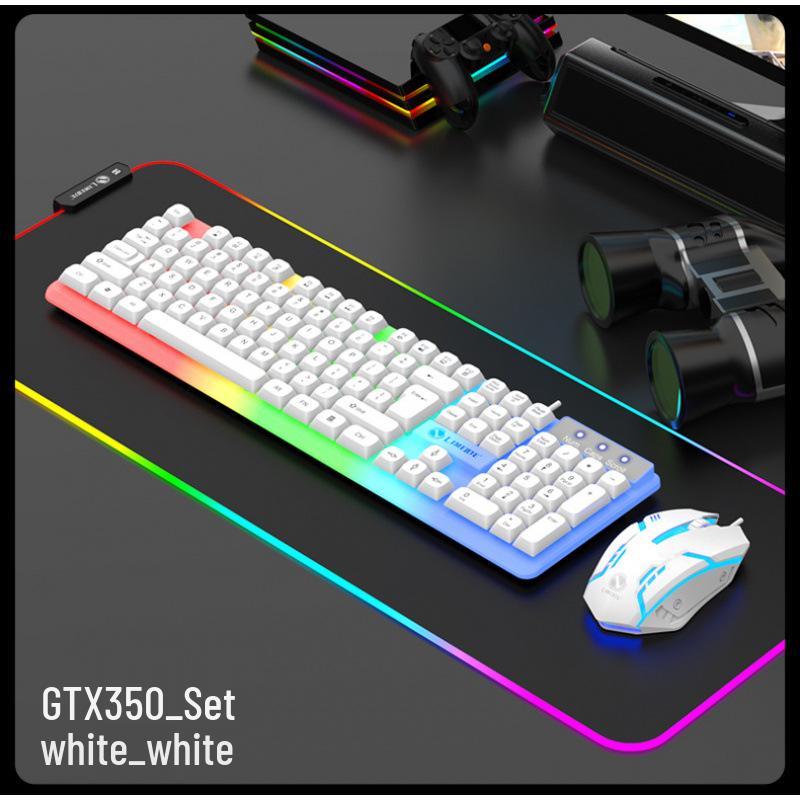 Russian Arabic Wired Luminous Gaming Keyboard & Mouse Set
