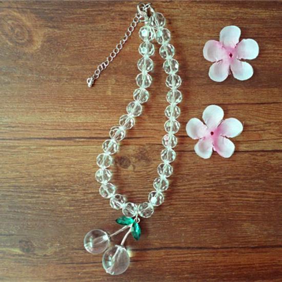 Ethnic Style Long Necklace: Retro Water Drop Pendant with Colored Shell for Fall/Winter