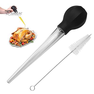 1 Set Utile Multiuso antiscivolo Tacchino Baster Tubo Pompa Pollo Tacchino Pollame Baster Pipetta per la Cucina