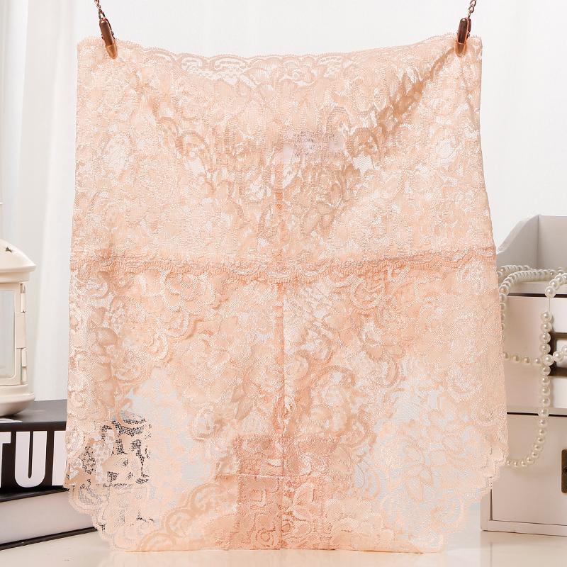 Unsichtbare nahtlose Bikini-Unterwäsche für Damen, hohe Taille, florale Spitzenhöschen, Übergröße, Hipster-Körperformer, Butt Lift Knicker