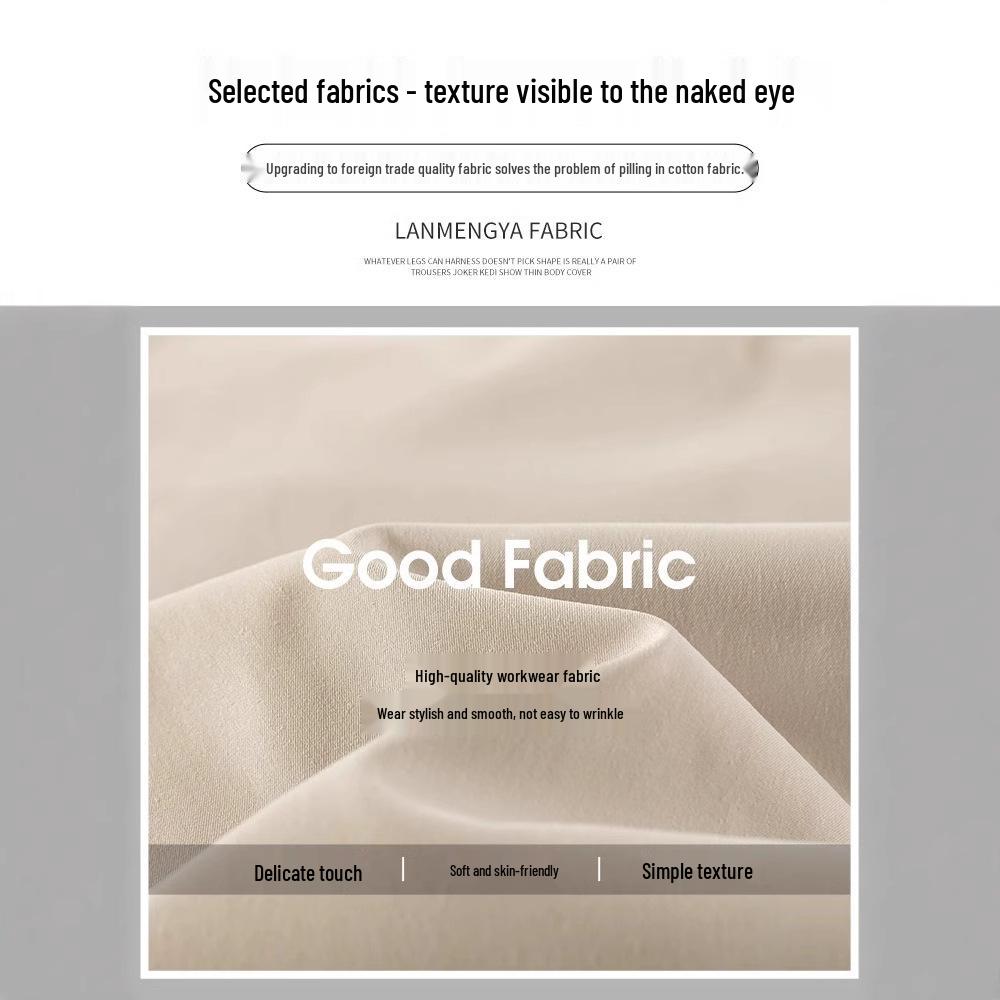 Women's Petite Quick-Dry Cargo Joggers - Summer Wide-Leg Loose Fit Pants