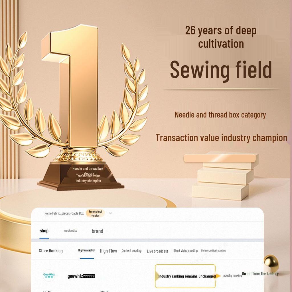 High-Quality Portable Needle & Thread Sewing Kit: Practical Mini Set for Home or Dormitory Mending